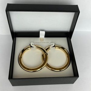 Large Gold Hoop Earrings